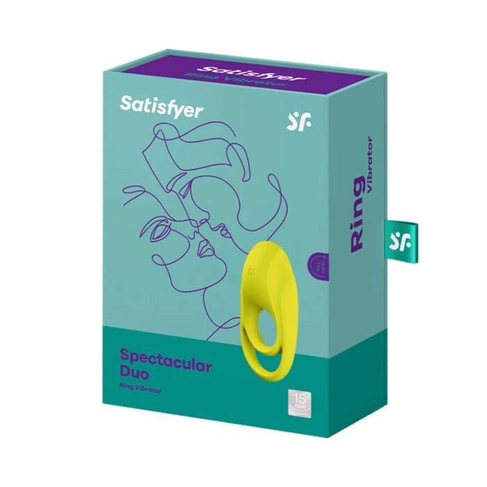 Satisfyer - Spectacular Duo Ring Vibrador Amarelo - Image 3