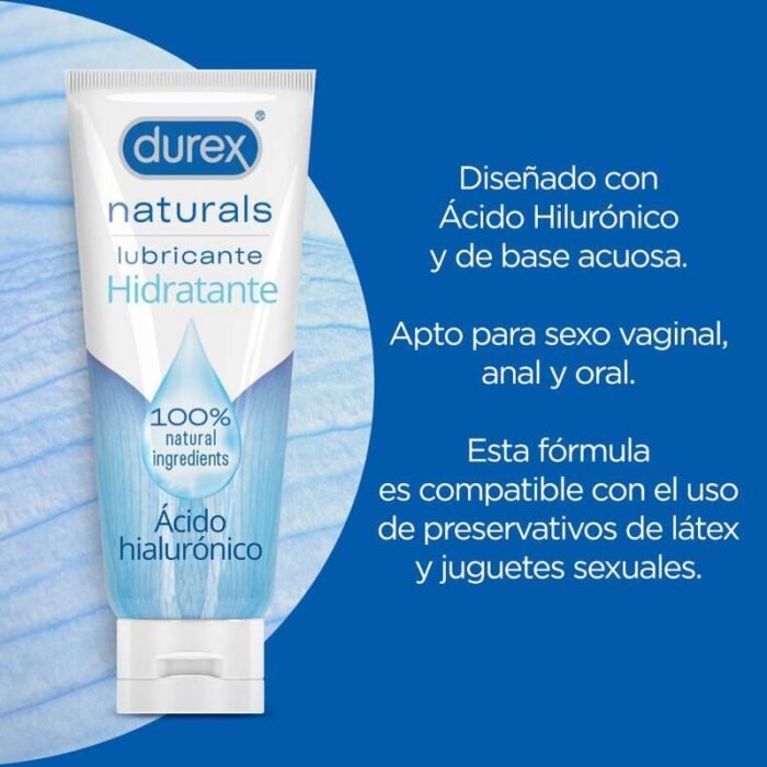 Durex - Lubrificante Hidratante Naturais 100 Ml - Image 2