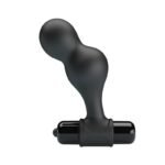 Mr Play - Plug Anal Vibrador De Silicone Preto - Image 3