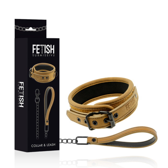 Fetish Submissive Origin - Colar De Corrente Com Forro De Neoprene - Image 2