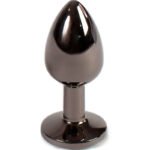 Secretplay - Plug Anal De Gunmetal Tamanho Pequeno 7 Cm