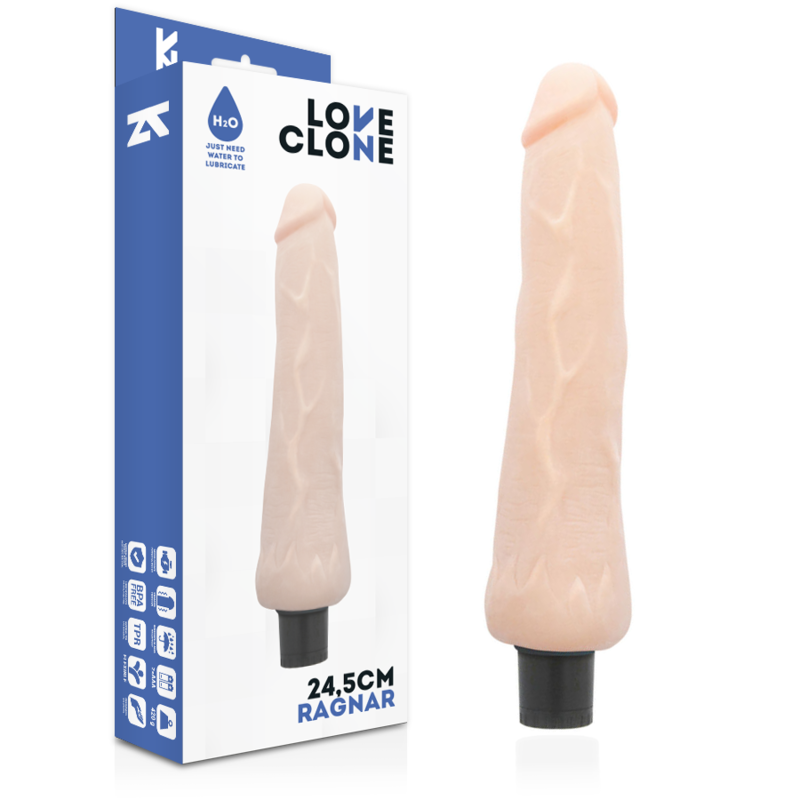 img_143676_7490f0e0758ff46085a5e0776b992cef_1 Loveclone - Vibrador Auto Lubrificante Ragnar 24.5 Cm -O- 3.5 Cm - Image 1