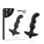 Addicted Toys - Massager Anal Com Vibrao Preta Modelo 2