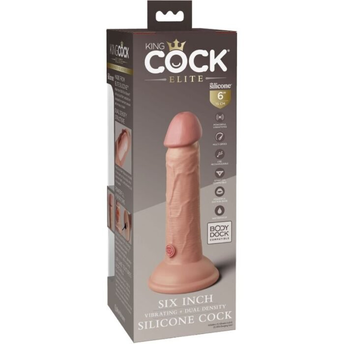 King Cock - Elite Vibrador Realístico E Silicone 15.2 Cm - Image 7