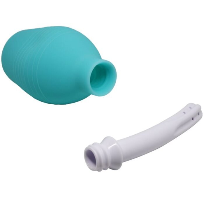 Mr Play - Chuveiro De Borracha Anal Pear Azul - Image 4