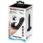Pretty Love - Capa De Dedo Vibrador De Coelho Preto Vance - Image 9