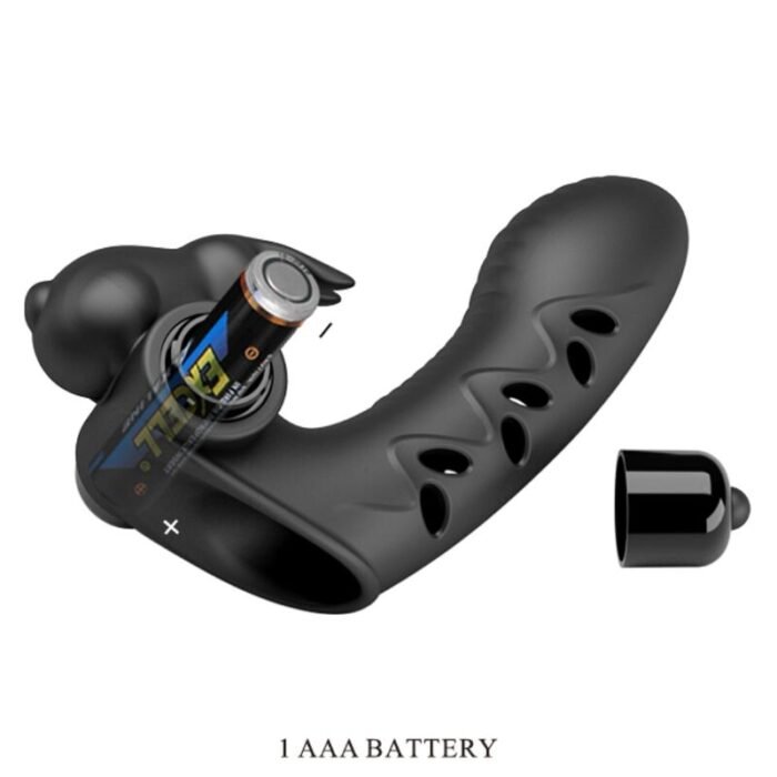 Pretty Love - Capa De Dedo Vibrador De Coelho Preto Vance - Image 4