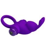 Pretty Love - Anel Vibrador I Coelho Para Pênis Roxo - Image 5