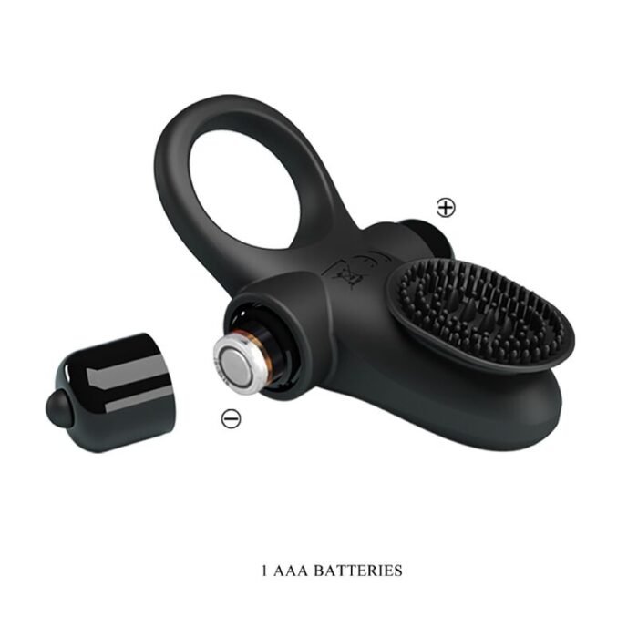 Pretty Love - Anel Vibrador Ii Para O Pênis Preto - Image 8