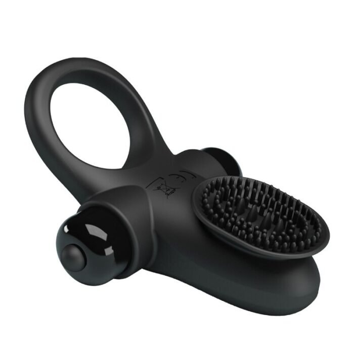 Pretty Love - Anel Vibrador Ii Para O Pênis Preto - Image 5