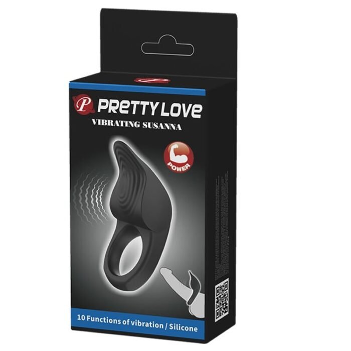 Pretty Love - Anel Para Pénis Vibrante Susanna Preto - Image 9