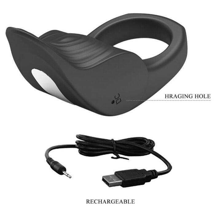 Pretty Love - Anel Para Pénis Vibrante Susanna Preto - Image 4