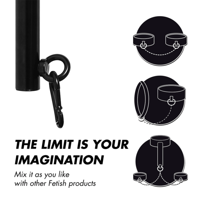 Fetish Submissive Bondage - Barra Separadora Ajustável 4 Peças - Image 6