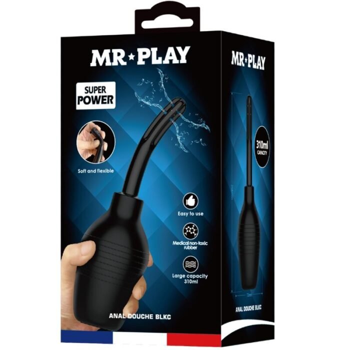Mr Play - Ducha Anal Blkc Super Power Preta - Image 7