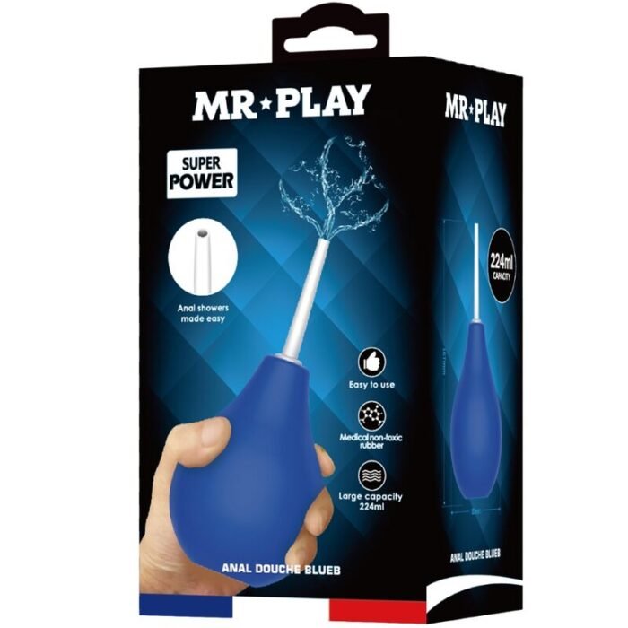 Mr Play - Ducha Anal Blueb Super Power Azul - Image 7