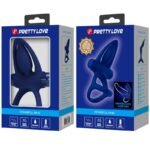 Pretty Love - Mat Anel Duplo Com Vibrao E Estimulador Azul - Image 10