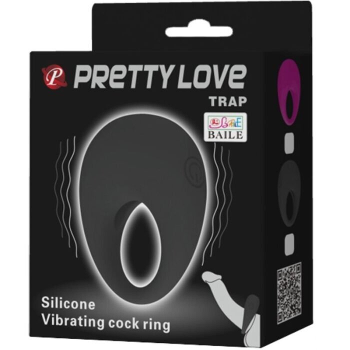 Pretty Love - Trap Anel Vibrador Preto - Image 8