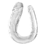 King Cock - Double Trouble Dildo Duplo 44 Cm Transparente