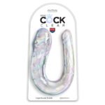 King Cock - Double Trouble Dildo Duplo 44 Cm Transparente - Image 2