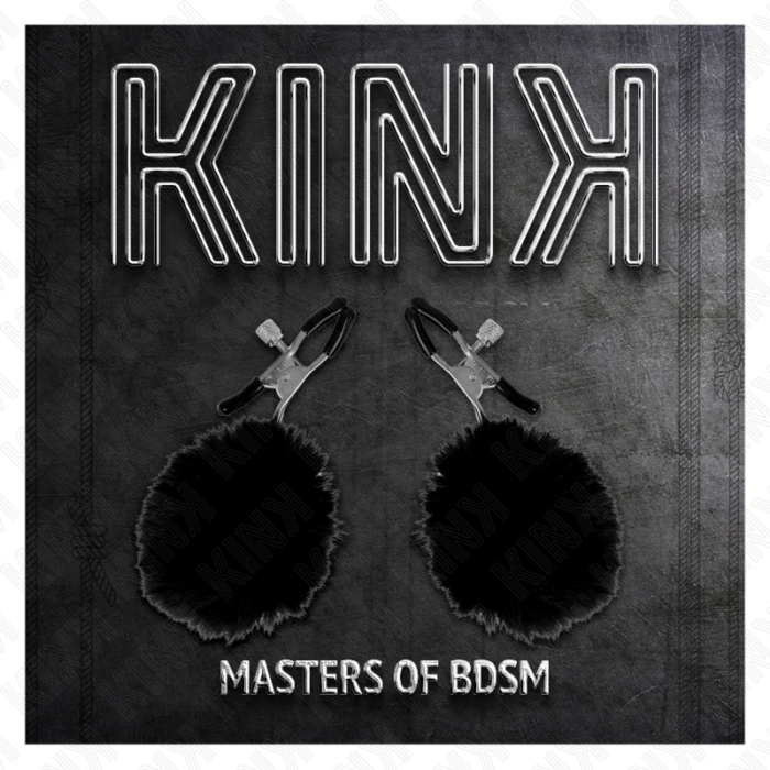 Kink - Grampo De Bola De Pele Falsa Preto 6 Cm - Image 5