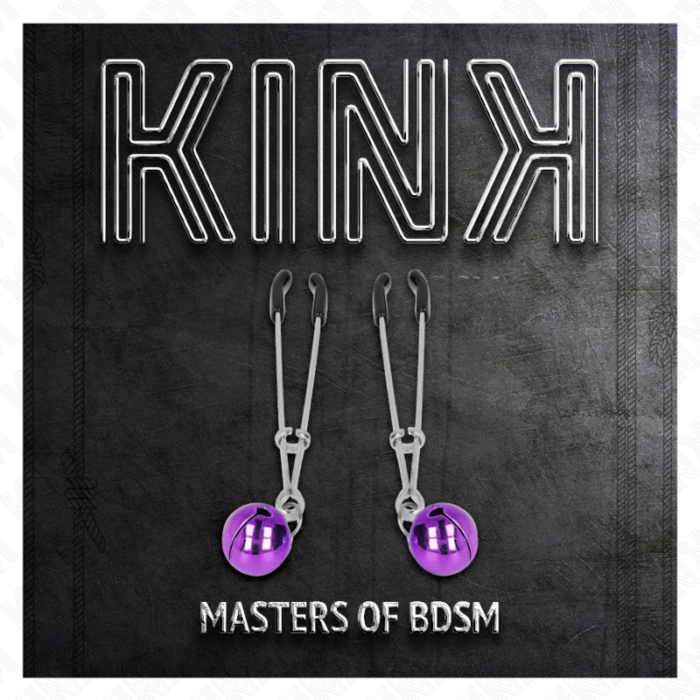 Kink - Pinças De Bino Fina Roxo 7 Cm - Image 5
