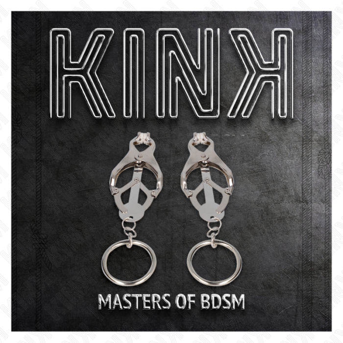 Kink - O-Ring Trevo Japonês Grampos De Bico Prata - Image 5