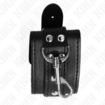 Kink - Proteções De Pulso De Masmorra Com Bloqueio Preto Ajustáveis 21-28 Cm X 5,5 Cm - Image 3