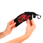 Kink - Almofadas De Pulso Scandal Vermelho-Preto Detalhes De Renda 24,5 Cm X 6,5 Cm - Image 4