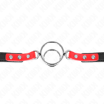 Kink - Gag Com Múltiplos O-Rings 4 / 4,8 Cm Vermelho 38 X 56 Cm - Image 4