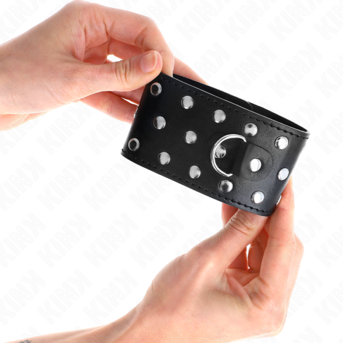 Kink - Retenções De Pulso Punk Ajustáveis 19-24 Cm X 5,5 Cm - Image 3