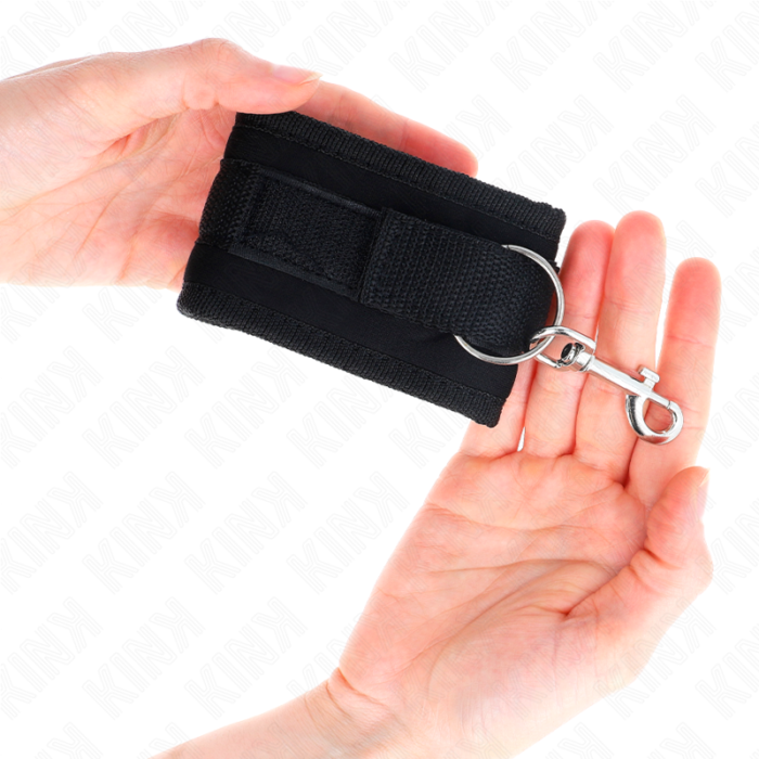 Kink - Pulso Nylon Bind Hook&Loop Preto Modelo 2 Ajustável 18-35 Cm X 6 Cm - Image 3
