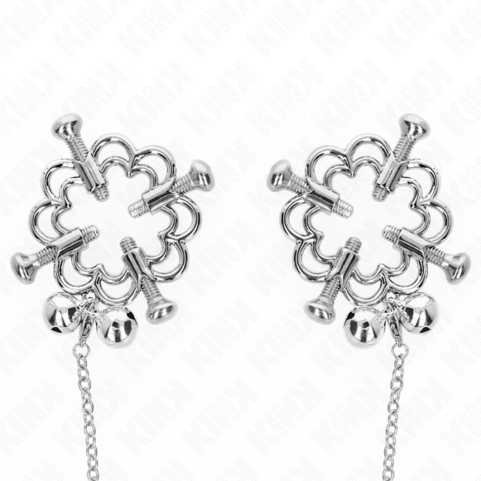 Kink - Pinças De Flor De Metal Com Corrente - Image 2