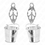 Kink - Pinças De Trevo Japonês Com Baldes Prata