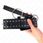 Kink - Colar Com Trela 65 Cm Com Pregos Prata Modelo 1 Ajustável 36-43 Cm X 5 Cm - Image 4