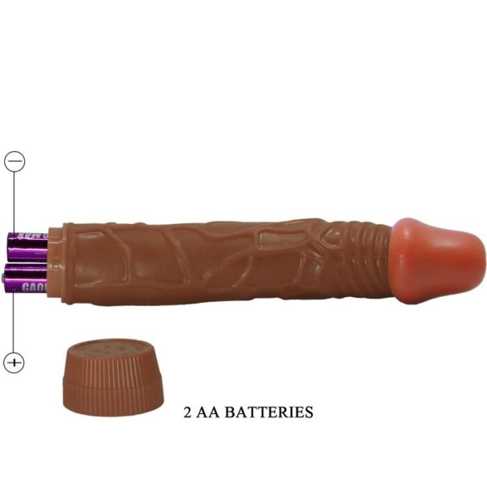 Baile - Bob Vibrador Realista 22,5 Cm Mulato - Image 3