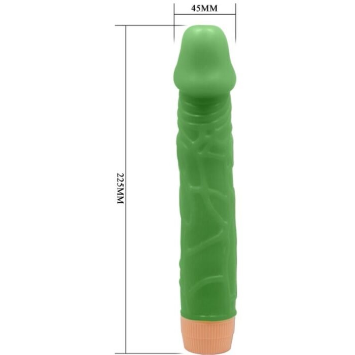 Baile - Bill Vibrador Realista 22,5 Cm Verde - Image 5