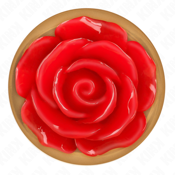 Kink - Plug Anal De Ouro Rosa Com Rosa Vermelha M - Image 5