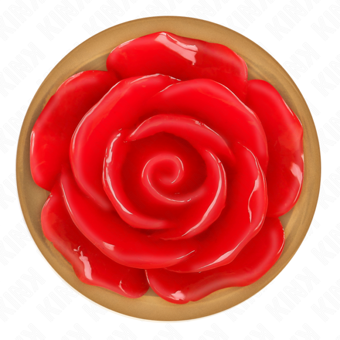 Kink - Plug Anal De Ouro Rosa Com Rosa Vermelha S - Image 5