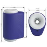 Pretty Love - Dj Lady Masturbador Masculino Com Vibração 5 Ajustes Roxo - Image 9