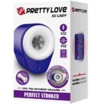 Pretty Love - Dj Lady Masturbador Masculino Com Vibração 5 Ajustes Roxo - Image 11