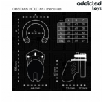 Addicted Toys Locked - Gaiola De Pênis De Obsidiana Tamanho M - Image 4