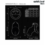 Addicted Toys Locked - Gaiola Peniana Mindnight Cell Tamanho S - Image 5