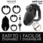 Addicted Toys Locked - Gaiola Peniana Mindnight Cell Tamanho S - Image 4