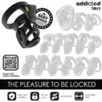 Addicted Toys Locked - Gaiola Gilden Gaiola Para Pênis 8,5 Cm - Image 7