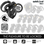 Addicted Toys Locked - Gaiola Para Pênis Com Trava Eterna 9 Cm - Image 7