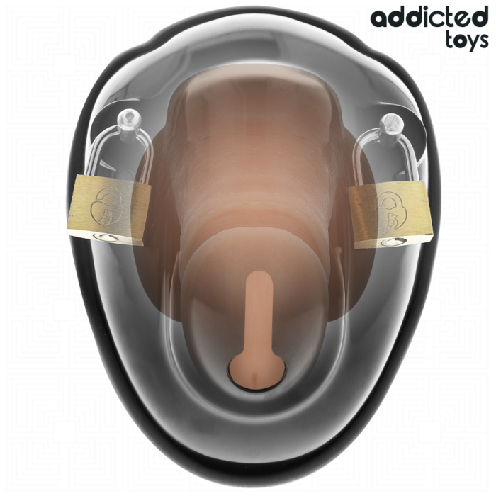 Addicted Toys Locked - Gaiola De Contenção Sem Chave Para Pênis 11,5 Cm - Image 3