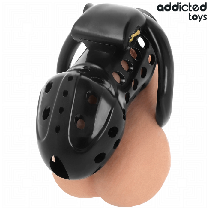 Addicted Toys Locked - Gaiola De Pênis Oco Com Corrente 10,5 Cm - Image 3