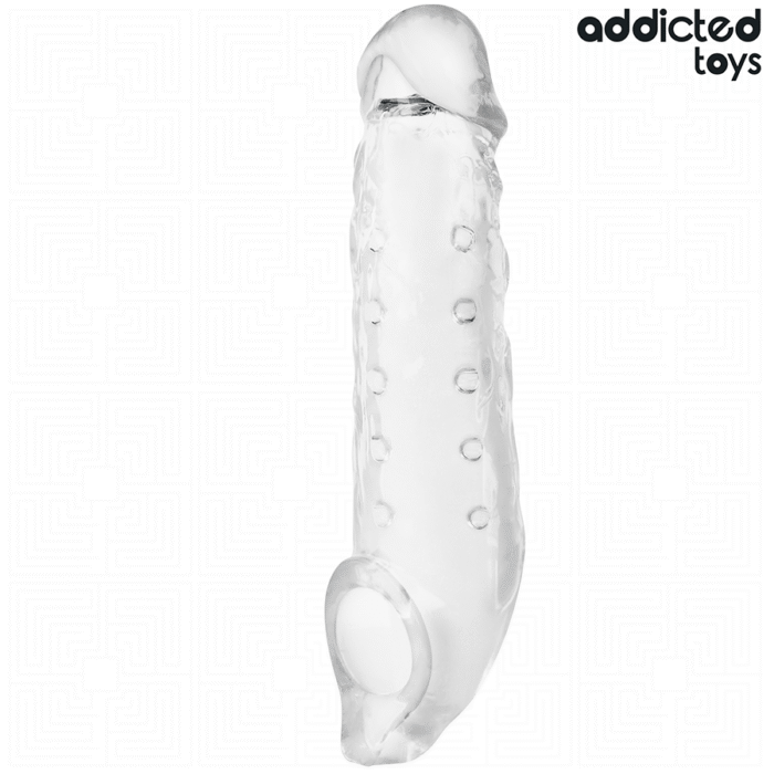 Addicted Toys - Bainha De Pênis Transparente Tamanho M 27 Cm - Image 2