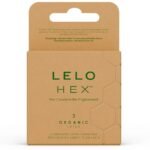 Lelo - Caixa De Preservativos Orgânicos Hex 3 Unidades