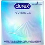 Durex - Preservativos Ultra Finos Invisíveis 3 Unidades
